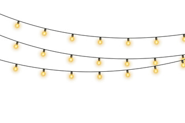 Wall Mural - Wedding lights flicker above dinner table. Warm glow garland for soft ambiance. Romantic lighting wraps venue pillars. Tiny sparks trace dancing silhouettes.
Cozy light chain weaves across ceiling.