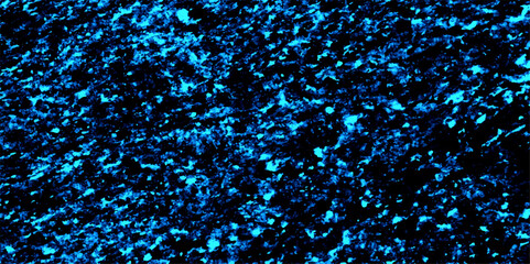Wall Mural - stars in deep universe, galaxy. glittering stars of blue bokeh and blue sparkling lights festive bac