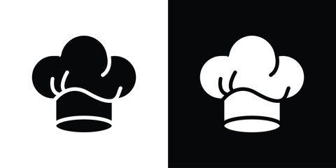 Chef hat icon collection. line stroke icon. EPS 10