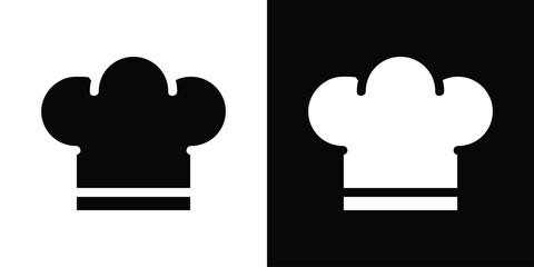 Chef hat icon collection. line stroke icon. EPS 10