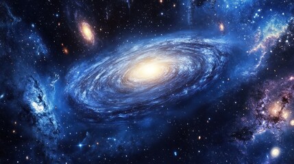 Wall Mural - Spiral galaxy image