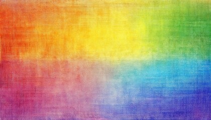 Wall Mural - textured pastel rainbow gradient background with soft vertical stripes on canvas for web design, lgbtq branding, art print, and creative media layout

