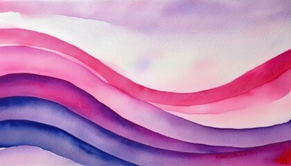 Wall Mural - vibrant watercolor wave pattern in pink and purple hues for abstract halloween design, ideal for web