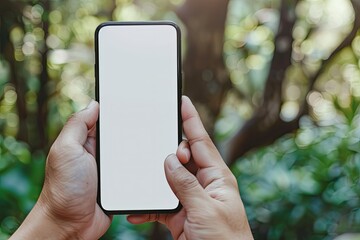 Flawless Picture of Hands Holding Smartphone Close Up