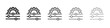 © Topline - control panel icon black and white vector sign