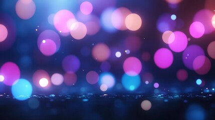 Wall Mural - abstract bokeh background with vibrant colors