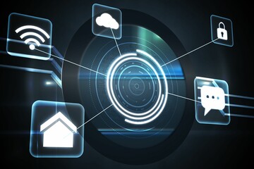 futuristic technology interface