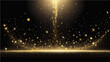 © SAHAD - Abstract Christmas night sky with glowing tree lights and sparkling stars