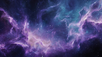 space nebula and galaxy.