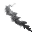 © Sheikh - White smoke cloud isolated on transparent background.  generative ai