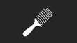 © Michael - Hair brush icon vector, filled flat sign, solid pictogram isolated on sign, symbol, vector, art