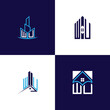 © Abdullah - WU Real Estate Lettermark Logo Design Set – Modern Architecture and Building Concepts