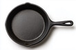 © nirwati - non-stick frying pan with glossy black coating on white background
