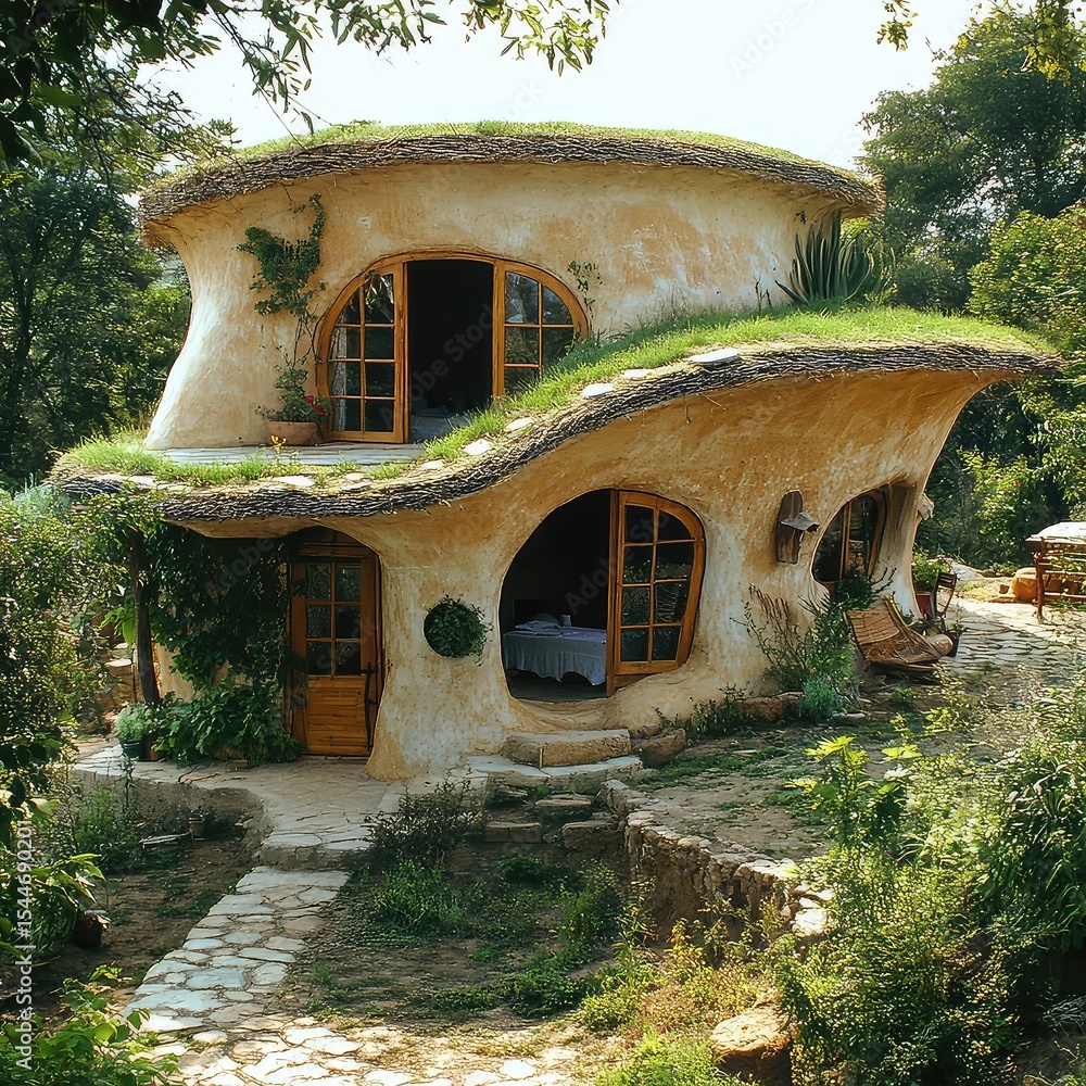 Alternative green building techniques such as straw bale construction ...