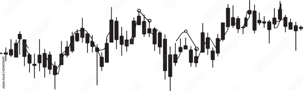 Stock market graph analysis of financial data, charts, and busin Stock ...