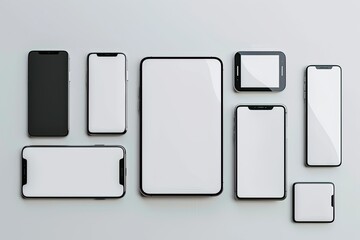 vector illustration of a set of buttons