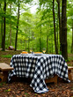 © Alexandra - Picnic tablecloths with forest background