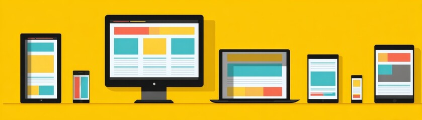 Responsive web design, seamlessly adapting to all devices for enhanced user experience