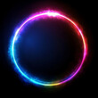 © 小 舟 - light glow effect on black background