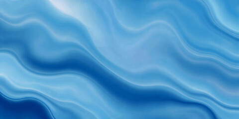 Wall Mural - abstract blue background with wavy lines and gradient effect creating a smooth texture look