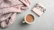 © Samoresh - Flatlay of modern tech accessories on neutral matte surface