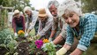 © sctung - Happy Seniors Gardening Together: Cultivating Friendship and Wellness in Nature