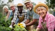 © sctung - Happy Seniors Gardening Together: Cultivating Friendship and Wellness in Nature