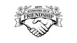 © MDSAJIB - Happy international day of friendship handshake design isolated on transparent background