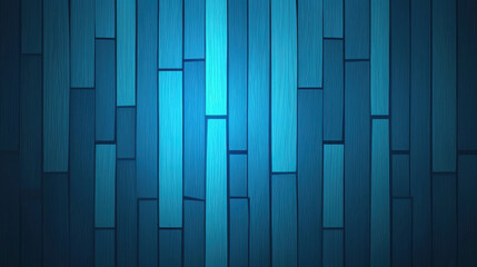 Wall Mural - textured blue wooden background with vertical lines and panels, ideal for design, wallpaper, and cre