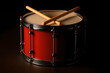 © Linggakun - drum with sticks isolated on dark