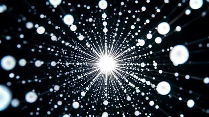 Wall Mural - a close up of a black and white photo of a star burst