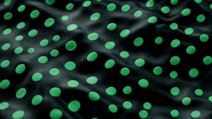 Wall Mural - a close up of a green and black background with many dots