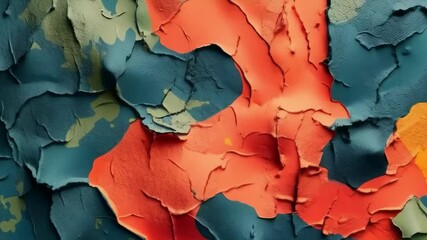 Wall Mural - Abstract background with paint texture creating a cracked and layered effect. Suitable for art projects, presentations and promotional materials where visual depth and interest is required.
