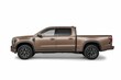 © saya - Side view of bronze pickup truck isolated on white background with clipping path, with empty blank space for text copy space or mockup design, high detail, 8k