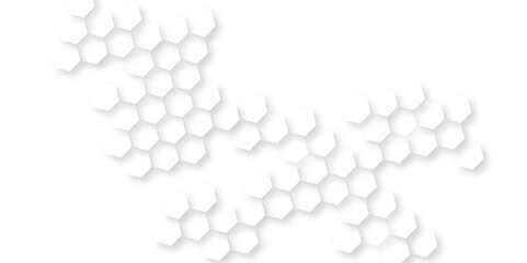Wall Mural - hexagonal backdrop for cosmetic and technology concepts, geometric mesh cell texture. modern futuris