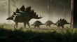 © Bilardo - Stegosaurus Stroll: A Prehistoric Bond