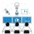 © chinthaka - Scientists and Engineers Monitoring Space Exploration and Global Data with Innovative Technology,