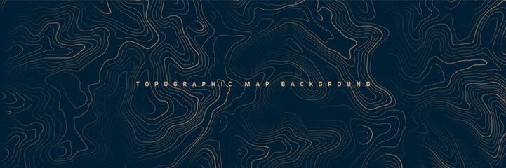 colorful topographic map with contour lines. geographic terrain grid, relief height elevation. groun