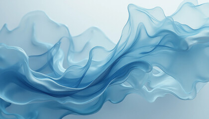 Blue Wave Abstract Background
