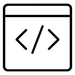 Web Development Icon Code, Programming, Software, HTML, Website