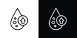 © Vince - High cholesterol icon in black. flat graphic vector icon