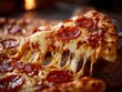 © Nutnapa - Savoring delicious pepperoni pizza italian restaurant food photography cozy atmosphere close-up culinary delight