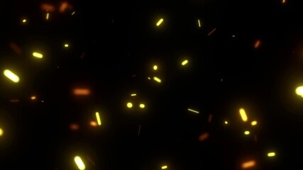Wall Mural - glowing fire animation particle effect background