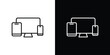 © Vince - Responsive icon in black. flat graphic vector icon