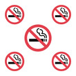 © Silicon - Minimal No Smoking Symbols Pack for Public Awareness