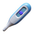 © Sayed - High quality 3d rendering digital thermometer plasticstyle icon to measure human body temperature isolated on transparent background in medical healthcare