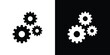 © Vince - COGS icon of a flat style vector