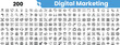 © Sk Sa - A diverse collection of digital marketing icons, showcasing various tools and strategies in a modern design.