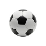 Classic black and white soccer ball emoji