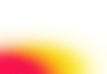 Wall Mural - abstract grainy color gradient shape cutout on transparent background, red yellow glowing color grai
